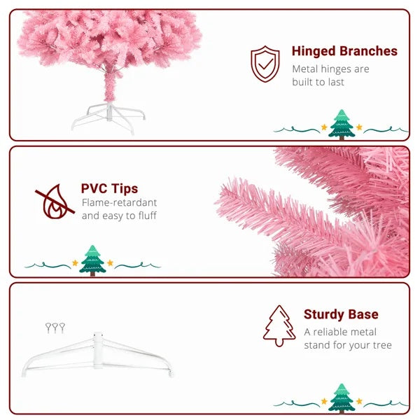 FCH 7ft 1800 Branch PVC Branch Iron Bracket Christmas Tree