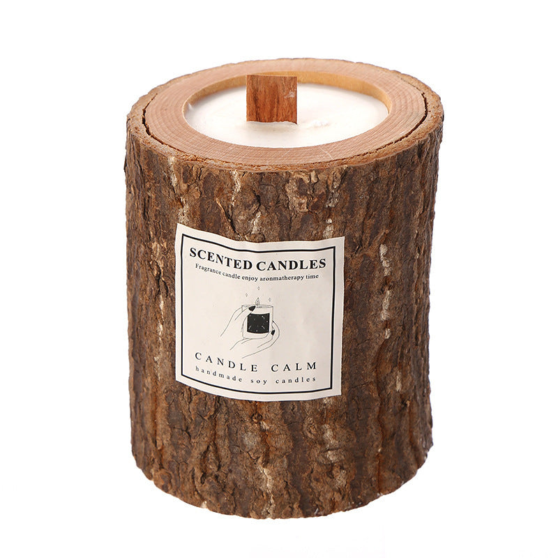Creative Wooden Cup Aromatherapy Candle Gift