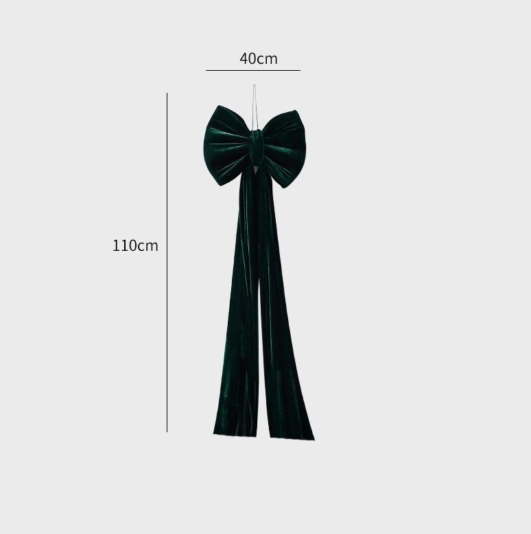Christmas Decoration «Velvet Large Bow»