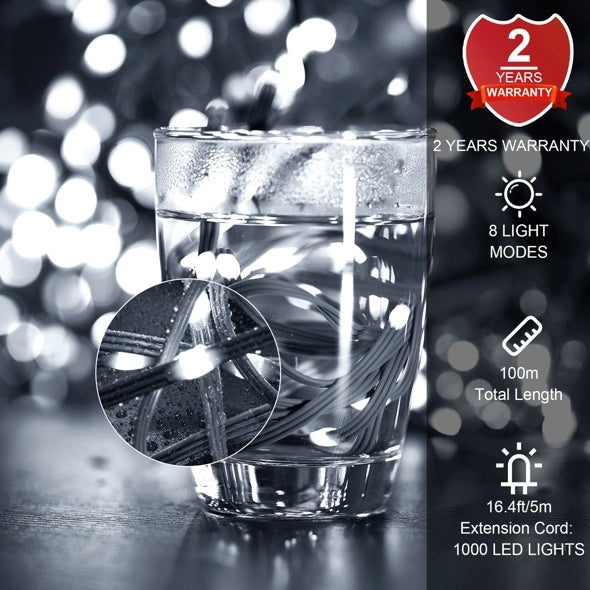 Christmas Rope Lights 1000LED