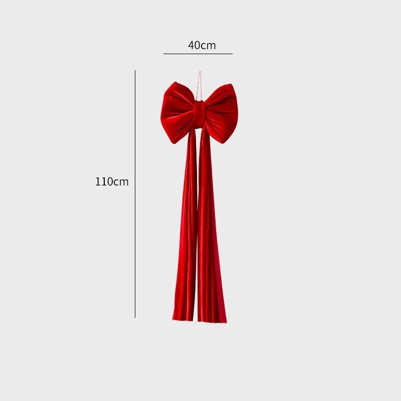 Christmas Decoration «Velvet Large Bow»