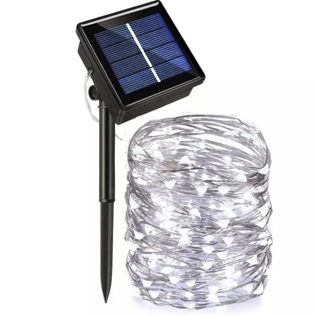 Solar Copper Wire Remote Control String Lights