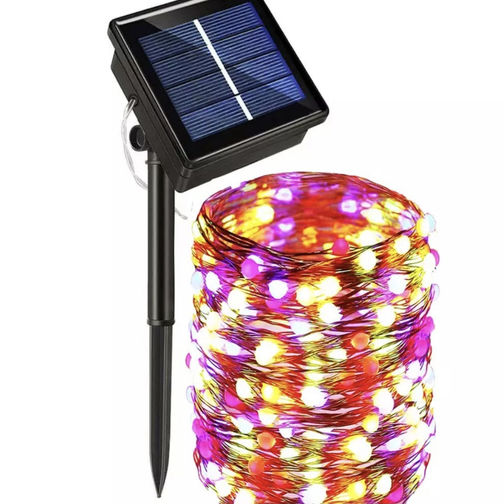 Solar Copper Wire Remote Control String Lights
