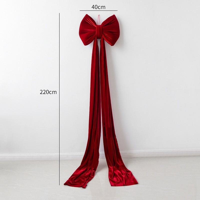Christmas Decoration «Velvet Large Bow»