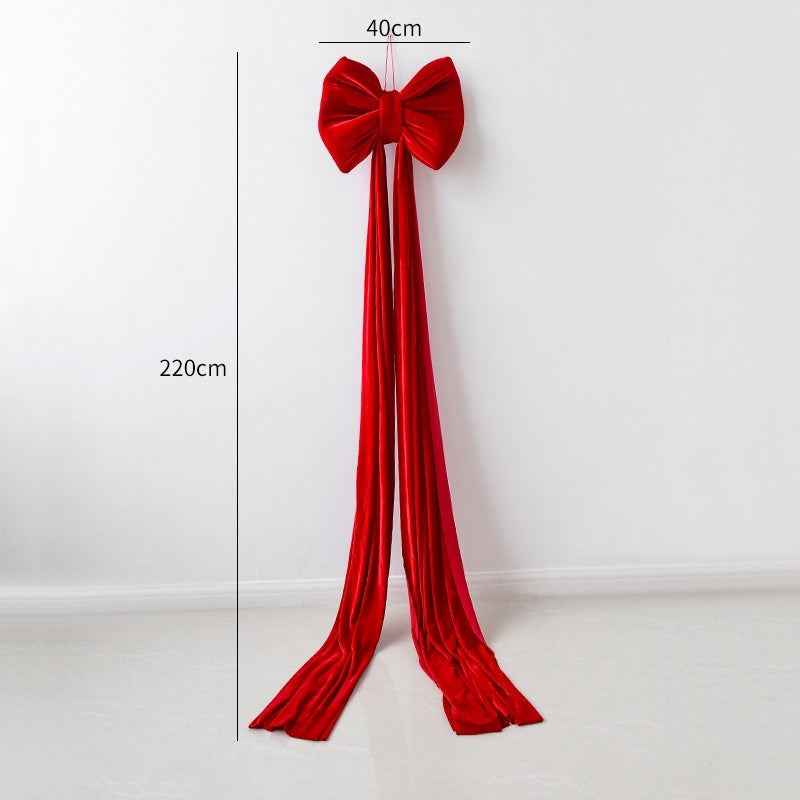 Christmas Decoration «Velvet Large Bow»