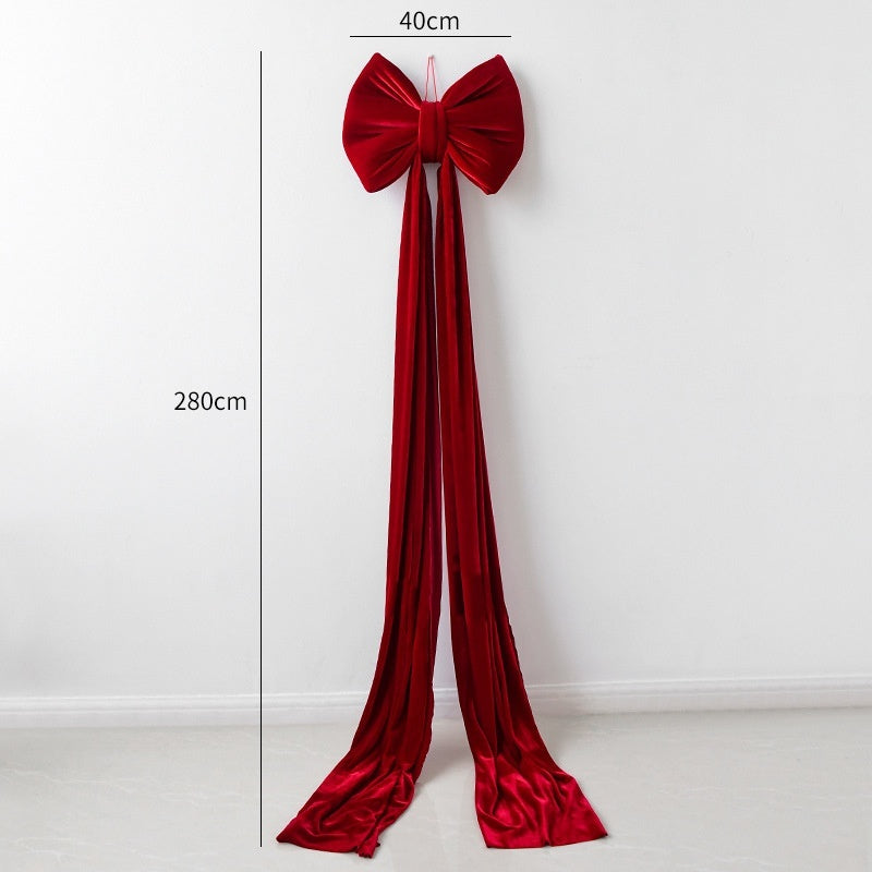 Christmas Decoration «Velvet Large Bow»