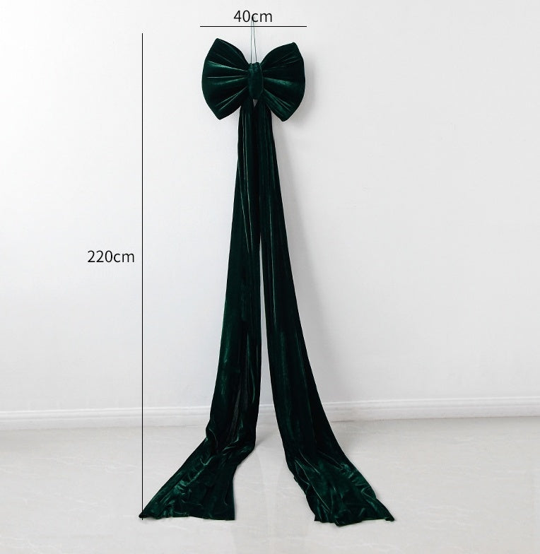Christmas Decoration «Velvet Large Bow»