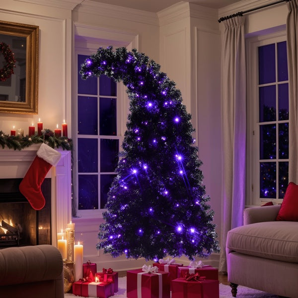 6-foot Artificial Christmas Tree With LED Lights