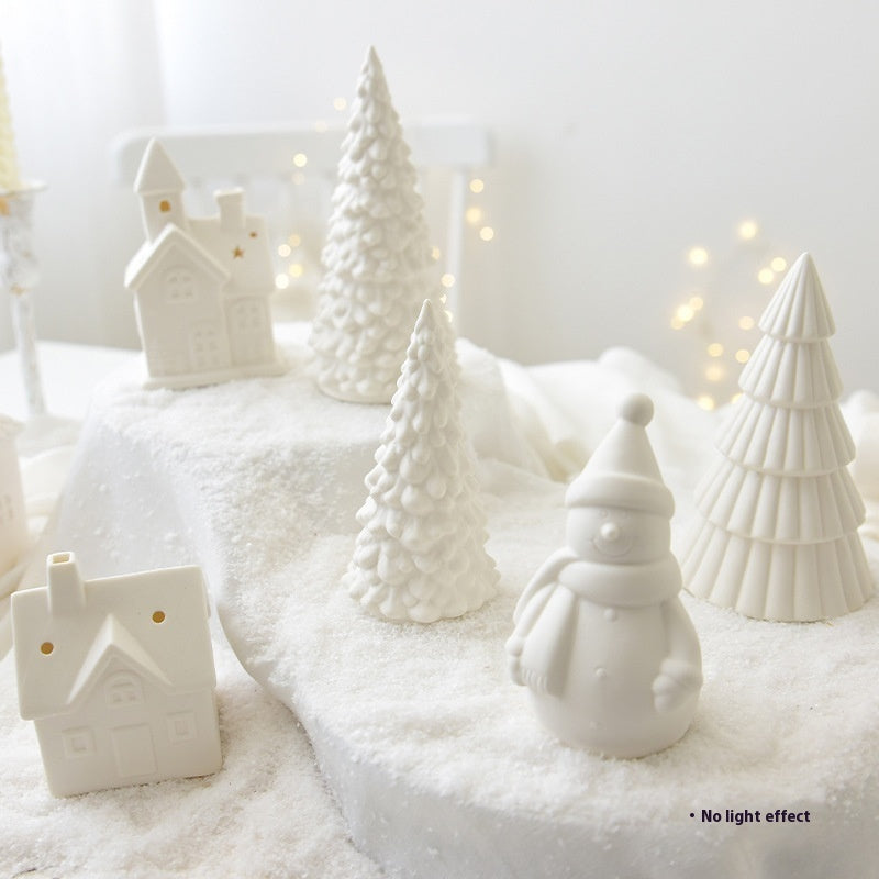 Ceramic Christmas Tree Desktop Decoration