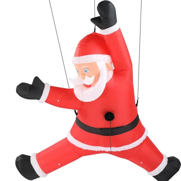 Lighted Christmas Inflatable Decoration Santa Claus