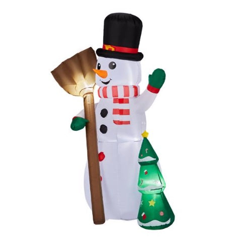 Christmas Inflatable Decoration “ Snowman and Christmas Tree”