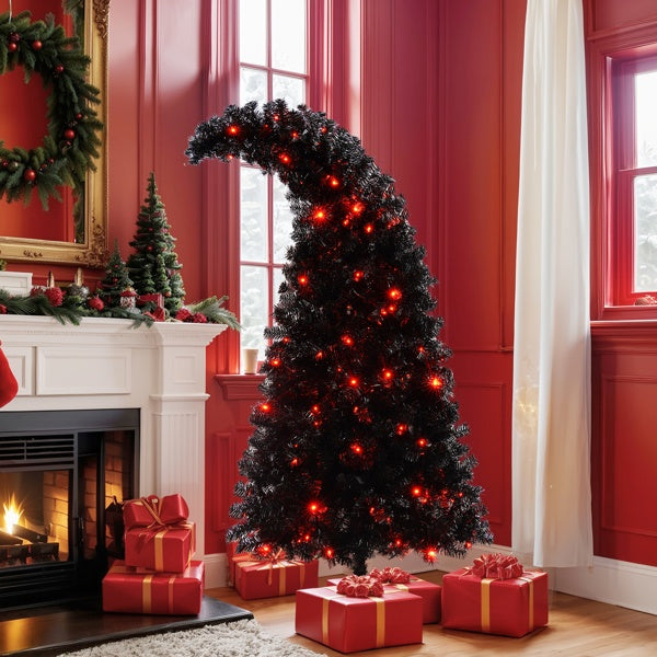 6-foot Artificial Christmas Tree With LED Lights