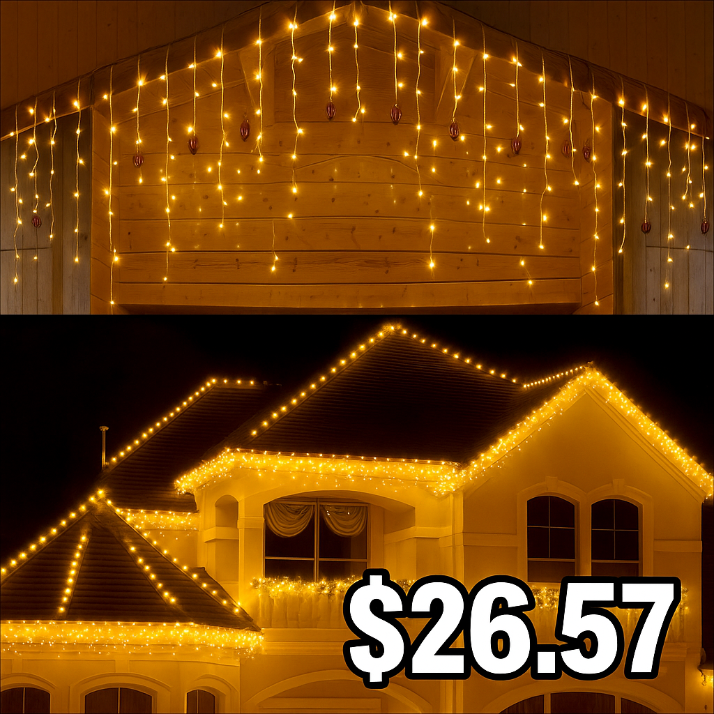 Remote Control Christmas Holiday Lights String
