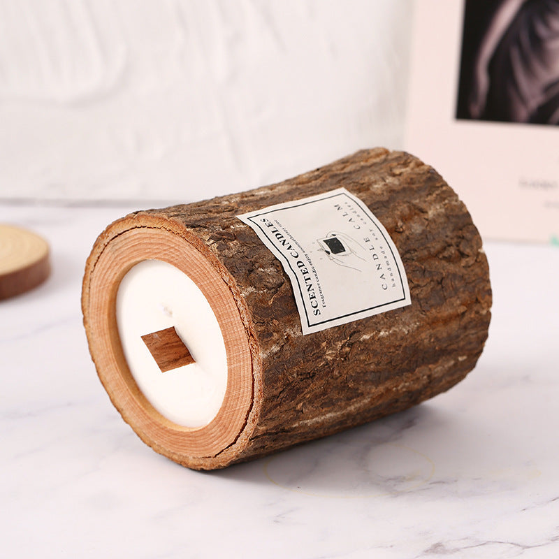 Creative Wooden Cup Aromatherapy Candle Gift