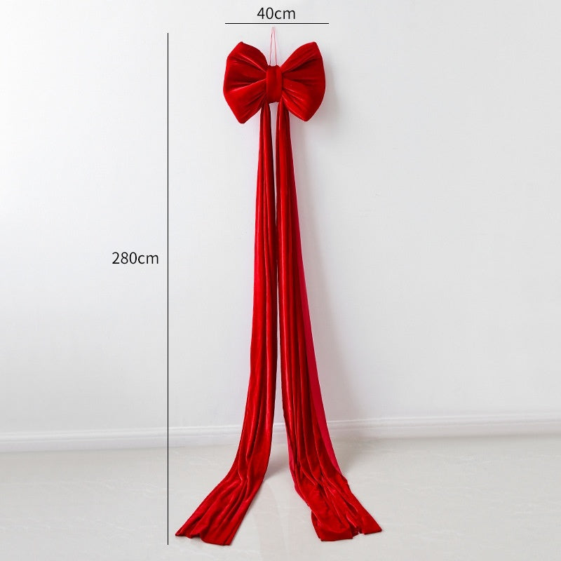 Christmas Decoration «Velvet Large Bow»