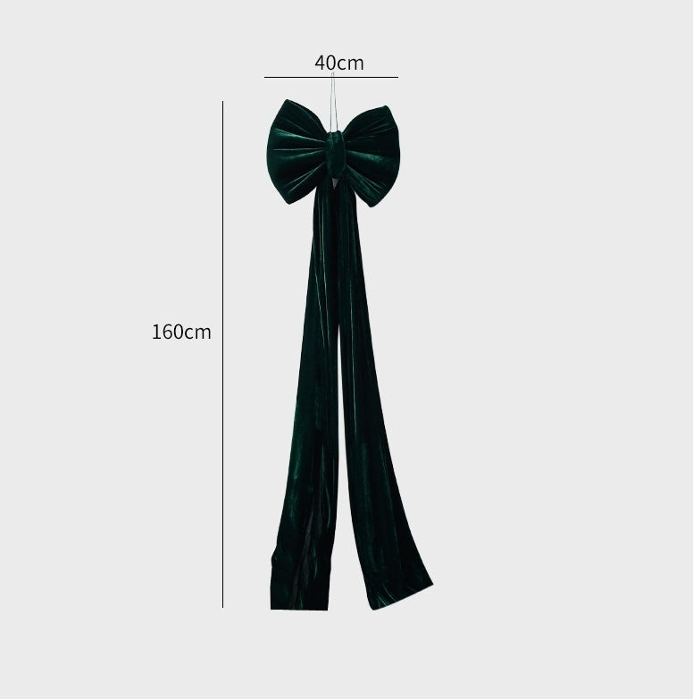 Christmas Decoration «Velvet Large Bow»