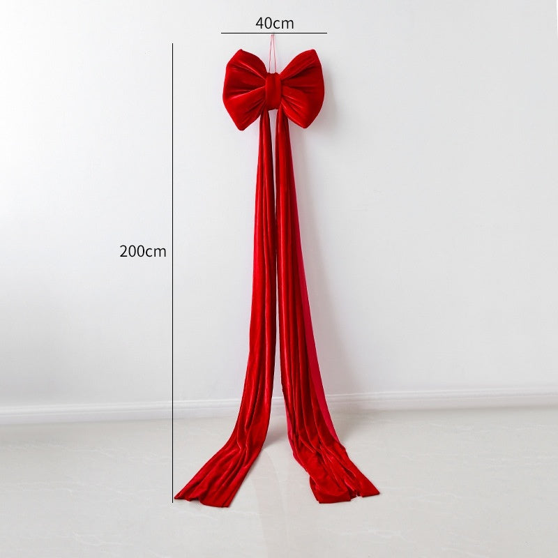 Christmas Decoration «Velvet Large Bow»