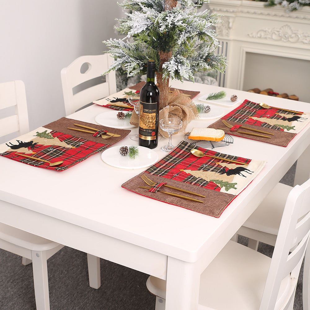 Christmas Plaid Placemat