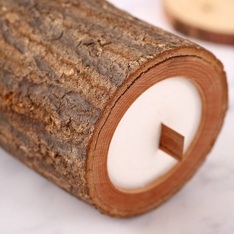 Creative Wooden Cup Aromatherapy Candle Gift