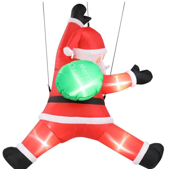Lighted Christmas Inflatable Decoration Santa Claus